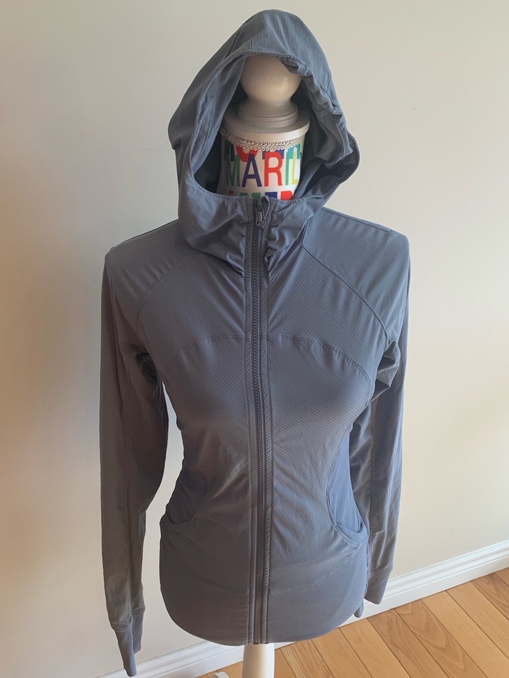 Lululemon Athletica Hooded Zip Utility Jacket - Blue